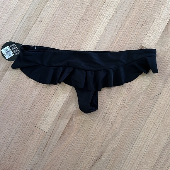 Body Glove FLING Booty Tanga Bottoms Ruffle L - Picture 4 of 5